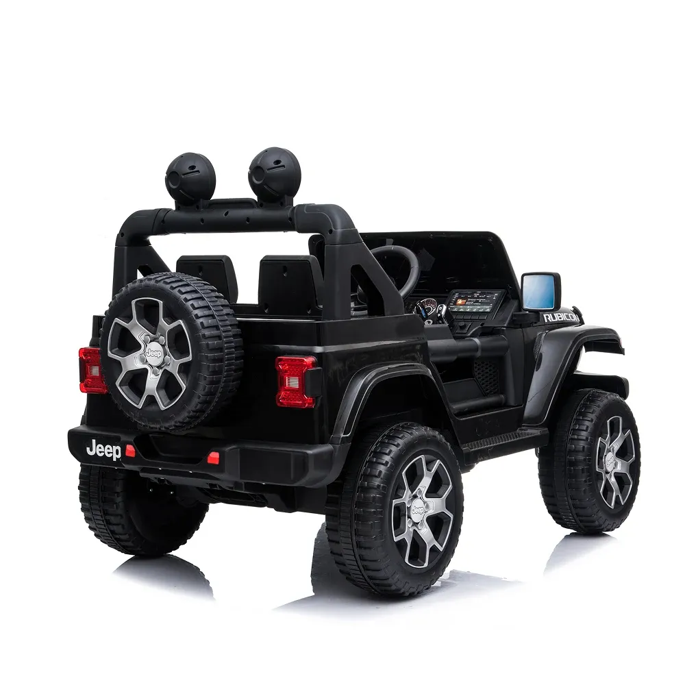 Mașină electrică Jeep Wrangler Rubicon (JWR555/1 neagra)