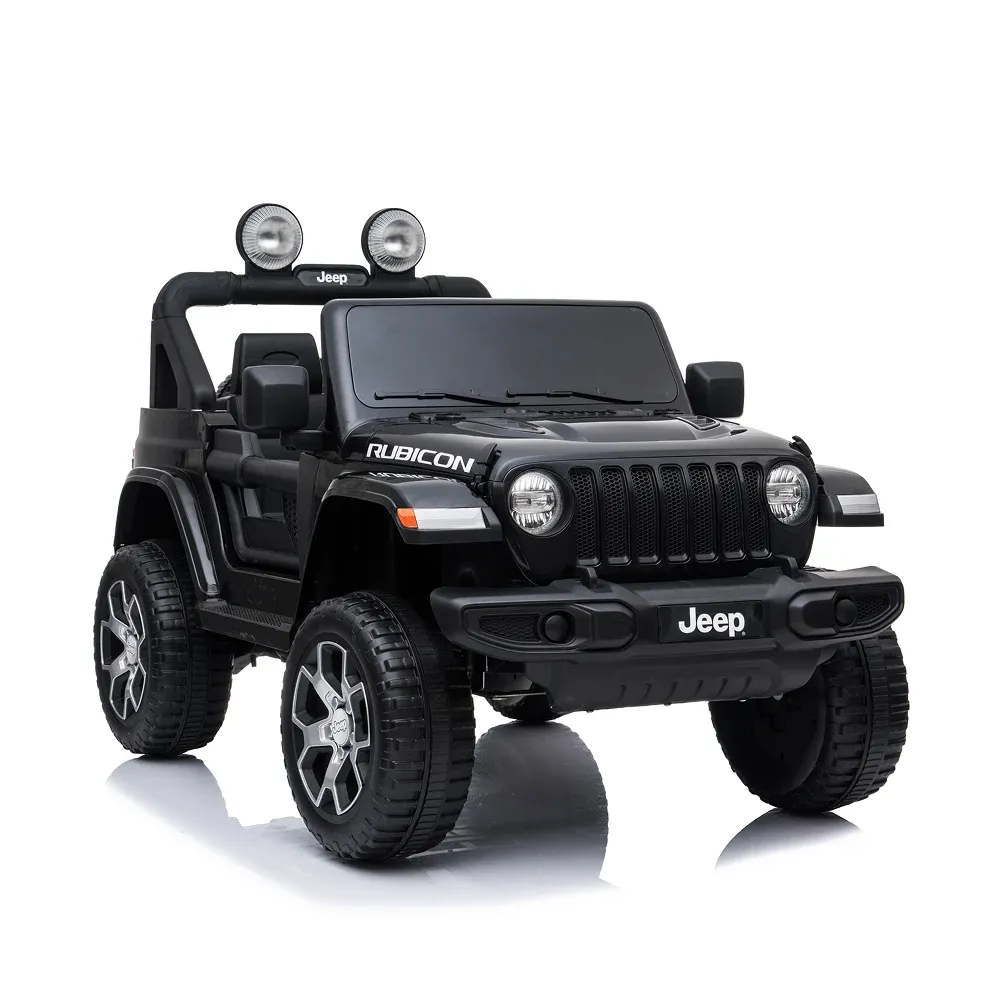 Mașină electrică Jeep Wrangler Rubicon (JWR555/1 neagra)