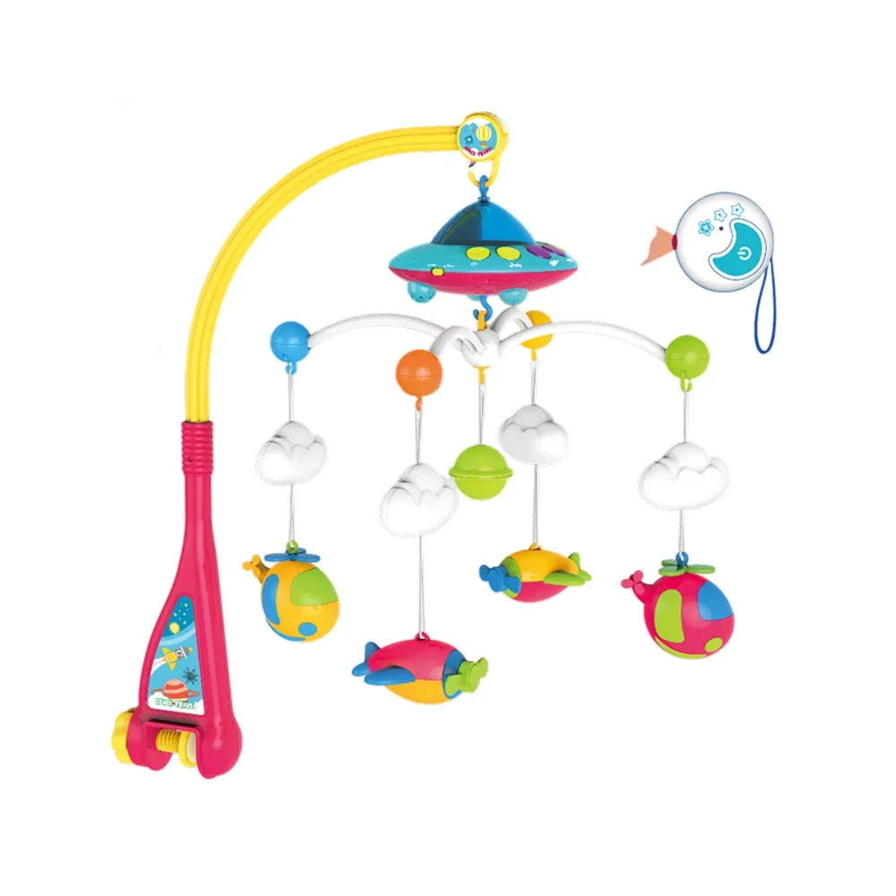 Музыкальная карусель для кроватки в самолете Huanger HE0304 (19360)