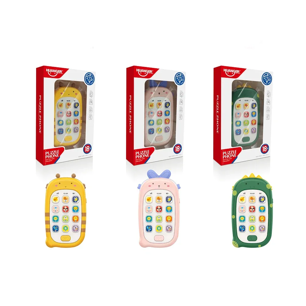 Telefon educativ muzical cu animale, Huanger HE0536 (18219)