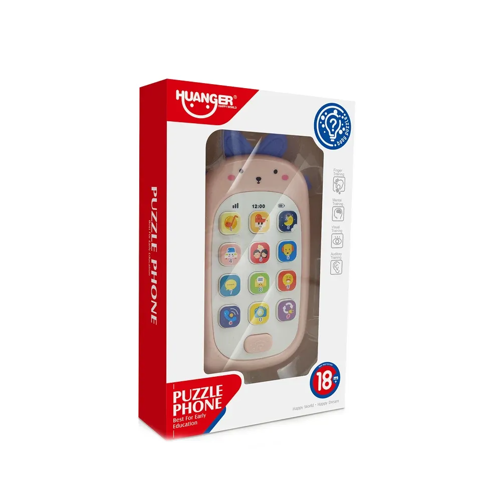 Telefon educativ muzical cu animale, Huanger HE0536 (18219)