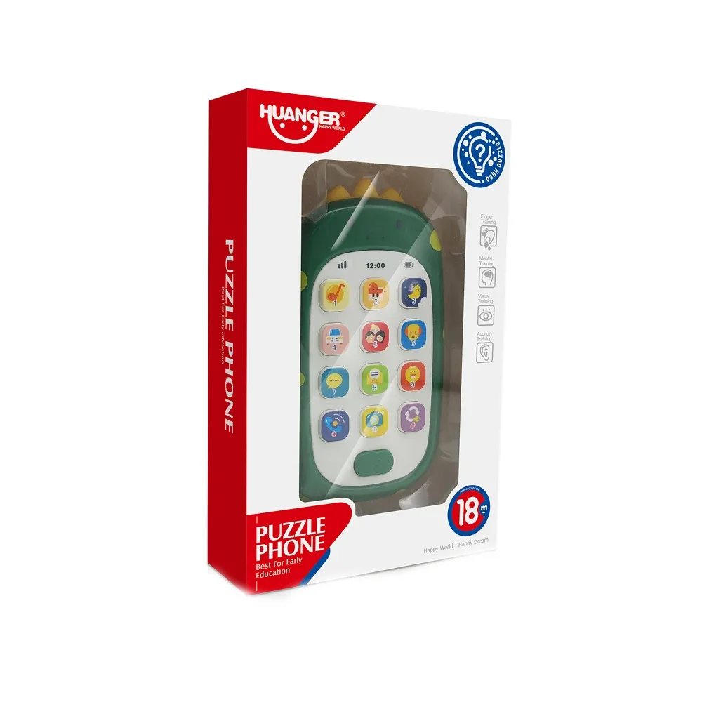 Telefon educativ muzical cu animale, Huanger HE0536 (18219)