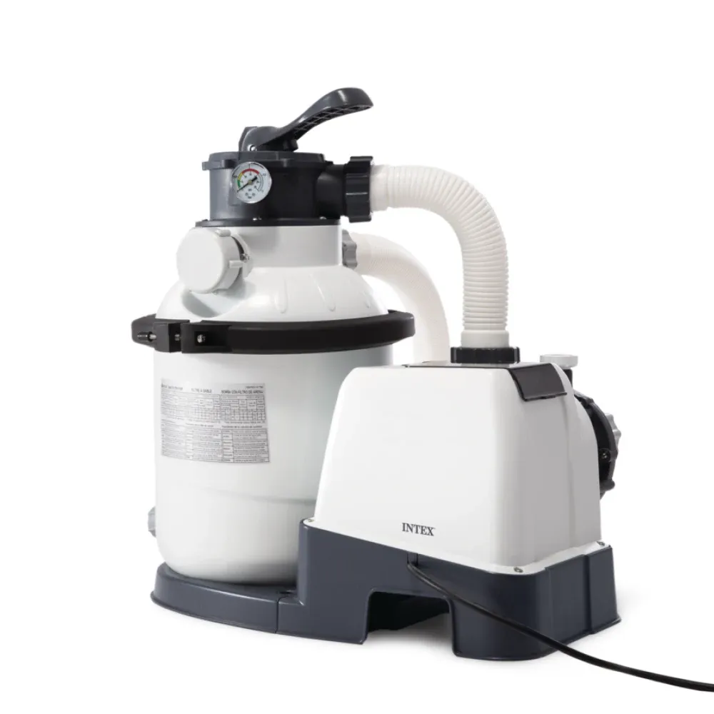 Pompă de filtrare cu nisip Krystal Clear SX1500, rezervor 12 kg, 5700 L/h, Intex (26644)