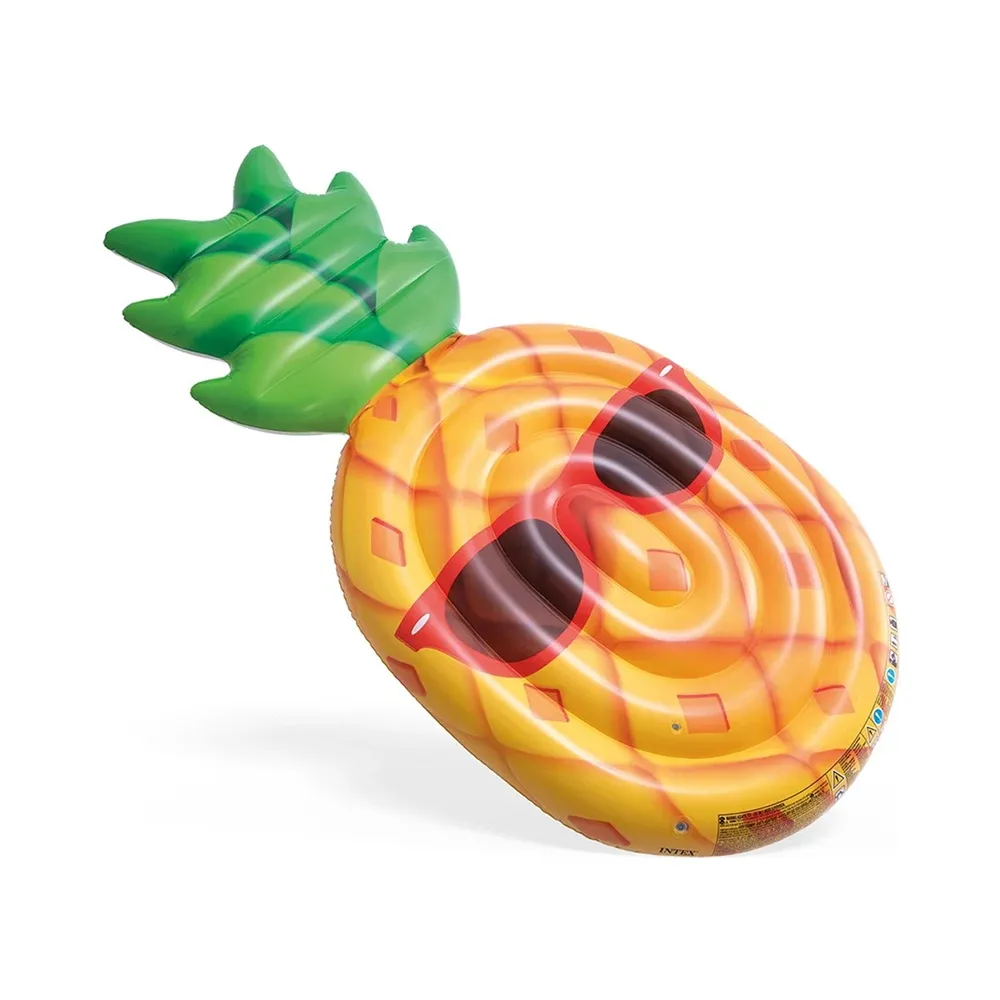 Saltea gonflabilă pentru apă Ananas, 216×107×23 cm, max. 100 kg, Intex (58790)