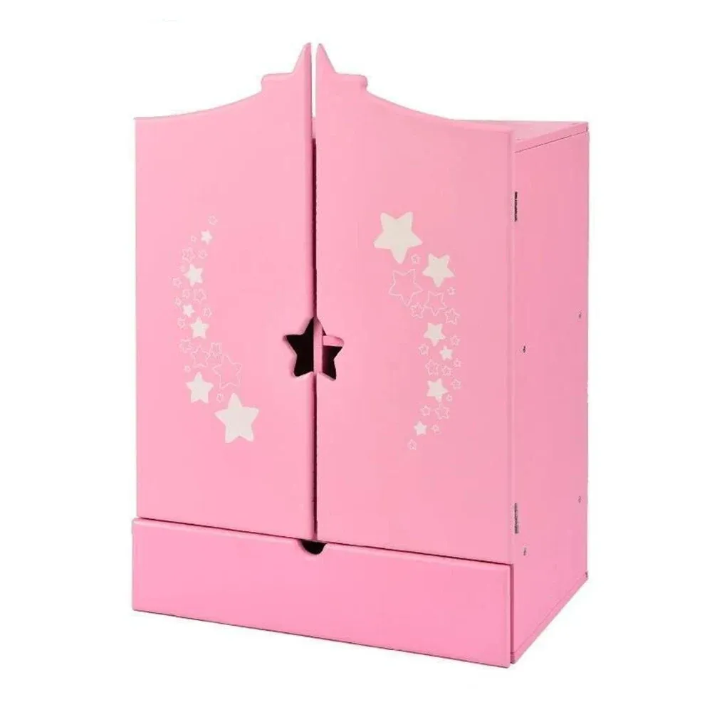 Dulap cu imprimeu de stea de designer (roz). Colecția Diamond star (74219)