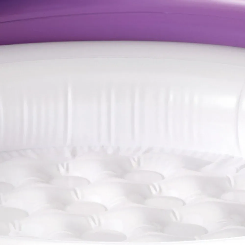 Piscină gonflabilă pentru copii Unicorn cu protecție solară 127×102×69 cm, 45 L, 1–3 ani, Intex (57113)