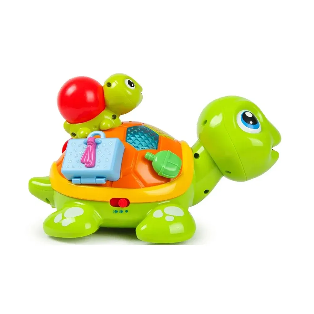 Интерактивная игрушка Черепаха со звуками и подсветкой, Hola 868 (86884)
