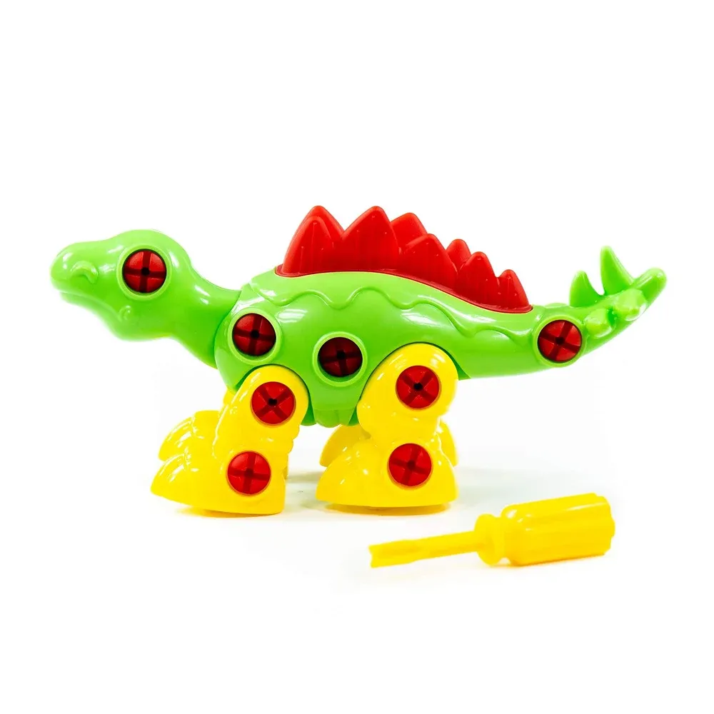 Constructor dinozaur – Stegozaur, 30 piese, Polesie (76694)