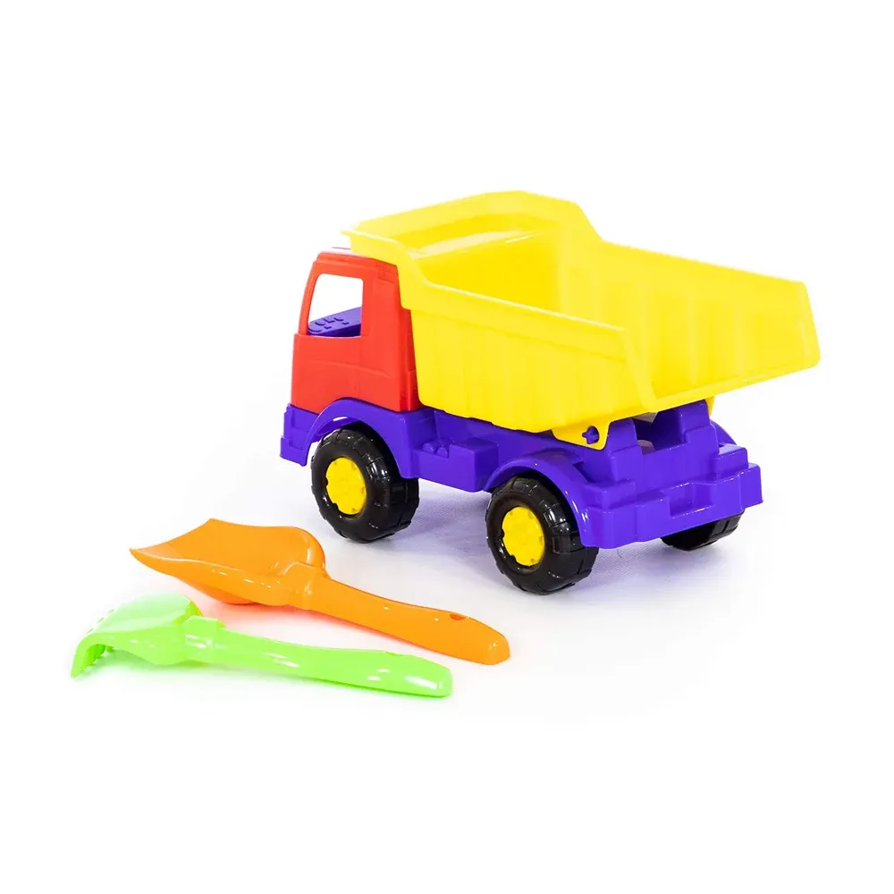 Set camion basculant cu lopățică și greblă, Polesie (9066)