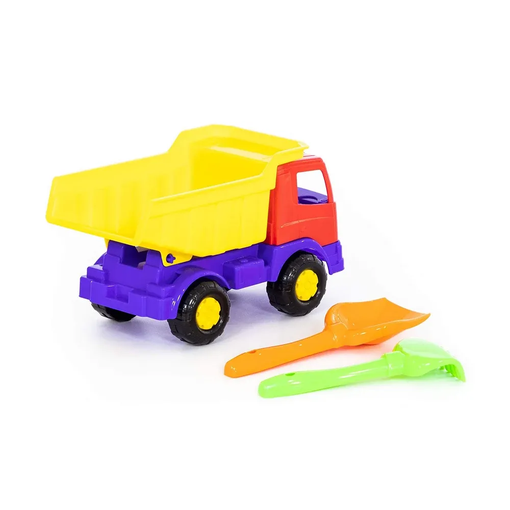 Set camion basculant cu lopățică și greblă, Polesie (9066)