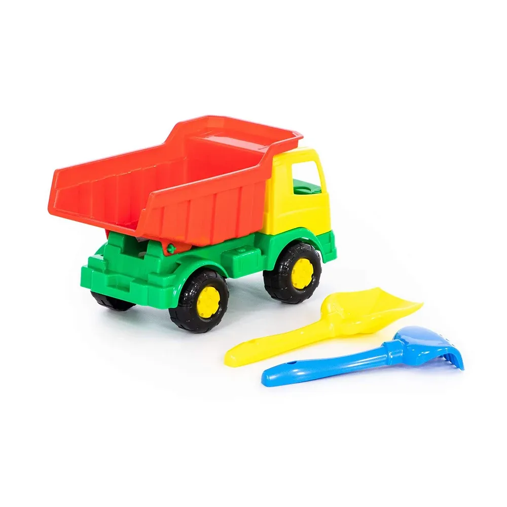 Set camion basculant cu lopățică și greblă, Polesie (9066)