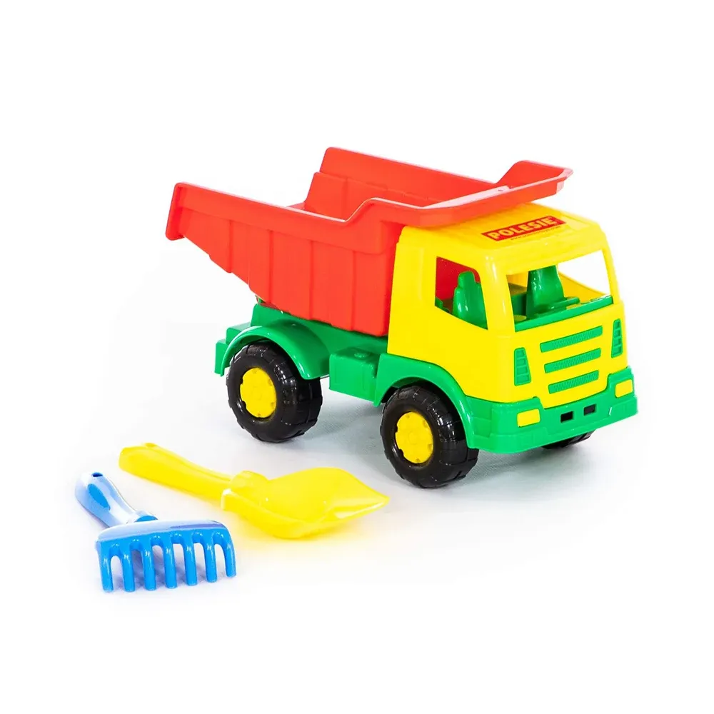 Set camion basculant cu lopățică și greblă, Polesie (9066)