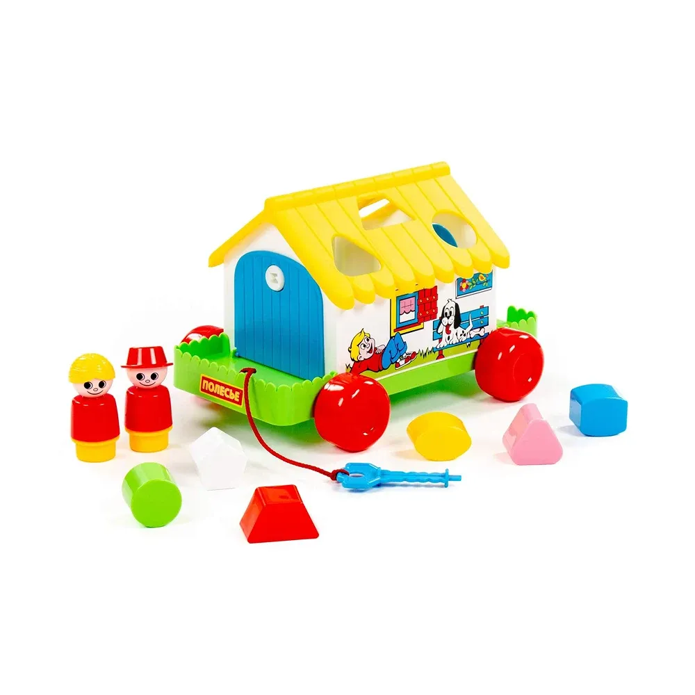 Căsuță educativă cu sorter și forme, Polesie (6202)