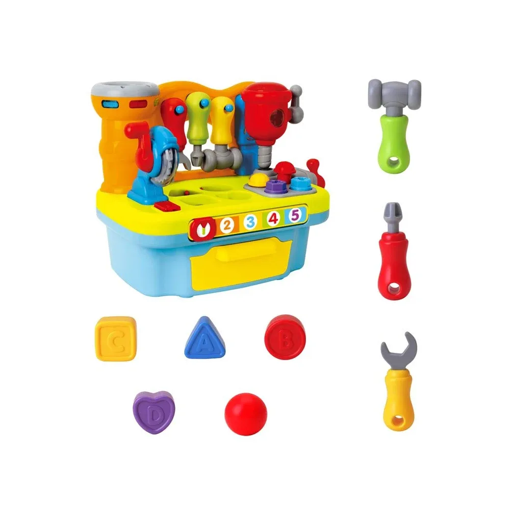 Jucărie interactivă Micul meu atelier cu sorter, Hola 907 (90768)