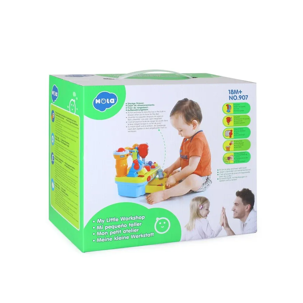 Jucărie interactivă Micul meu atelier cu sorter, Hola 907 (90768)