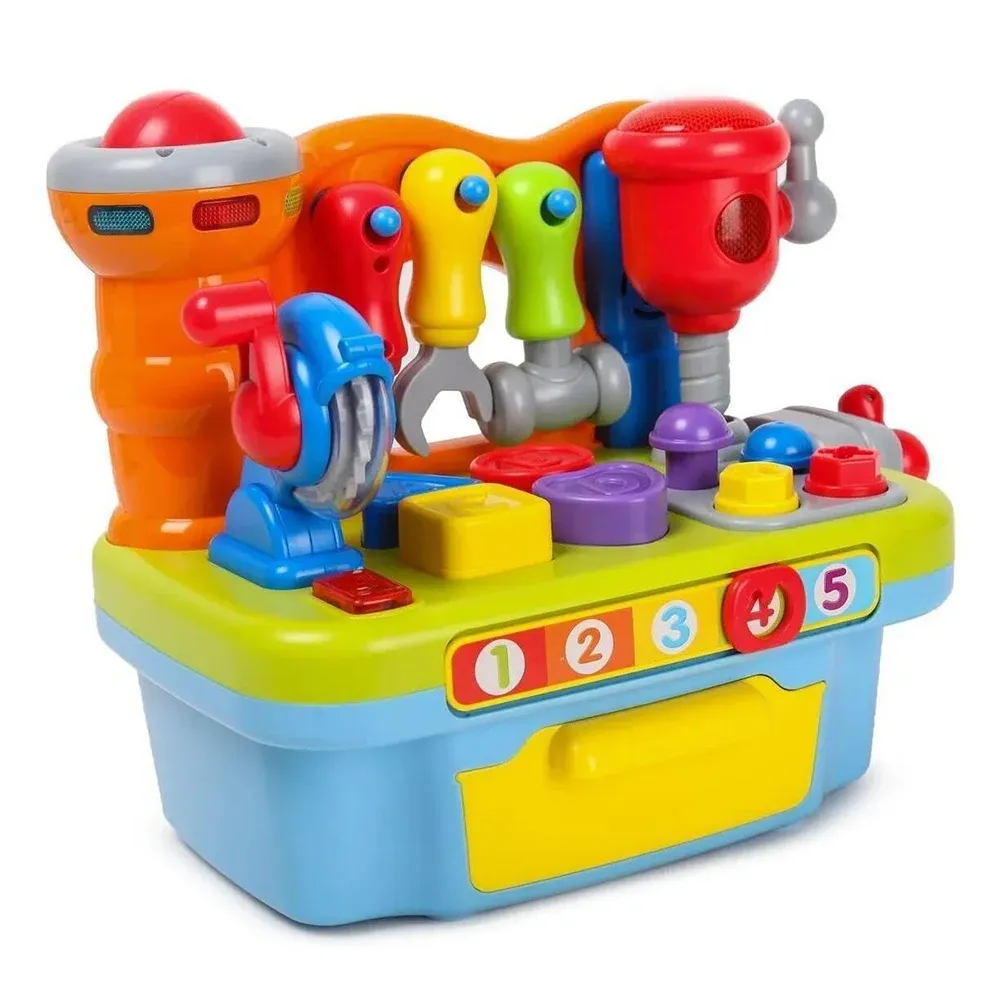 Jucărie interactivă Micul meu atelier cu sorter, Hola 907 (90768)