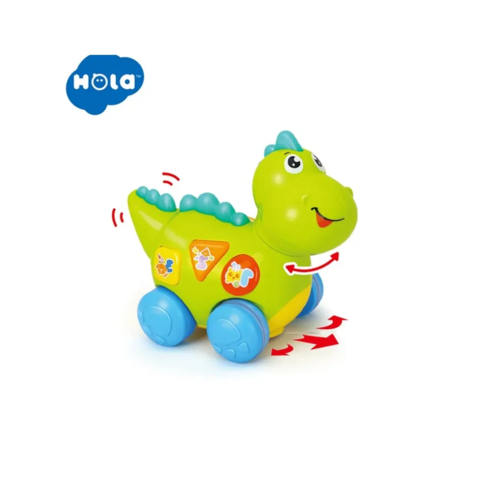 Интерактивная игрушка Динозавр с музыкой и подсветкой, Hola 6105 (76885)