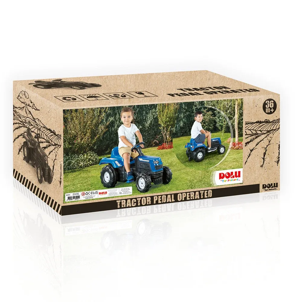 Tractor cu pedale pentru copii, Dolu (8045)