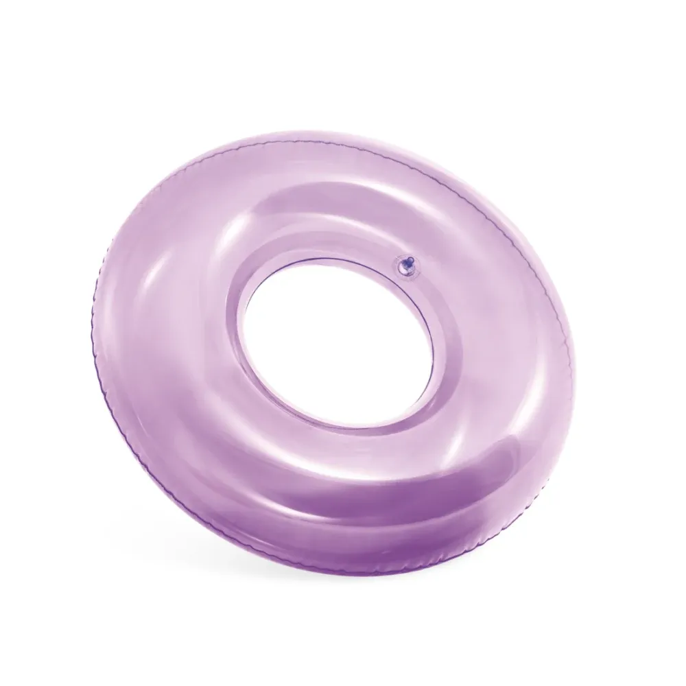 Colac gonflabil de înot transparent 76 cm, max. 40 kg, 3 culori, 8+ ani, Intex (59260)