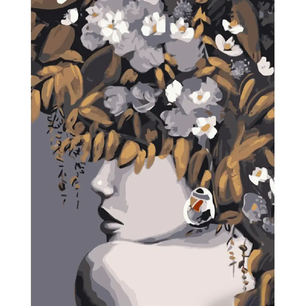 Картина по номерам Золотая тайна, 40×50 см, Стратег (GS1001)
