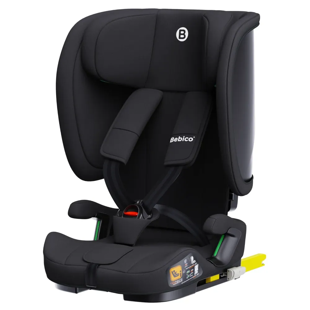 Автокресло детское 76–150 см, Bebico (P006F PRO черный)