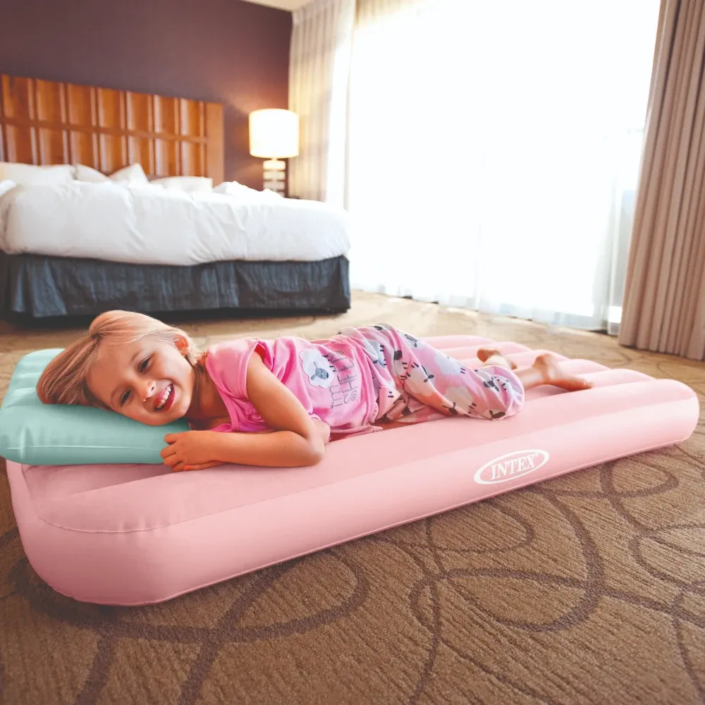 Надувная подушка Baby Kidz, 43×28×9 см, 2 цвета, от 3 лет, Intex (68676)