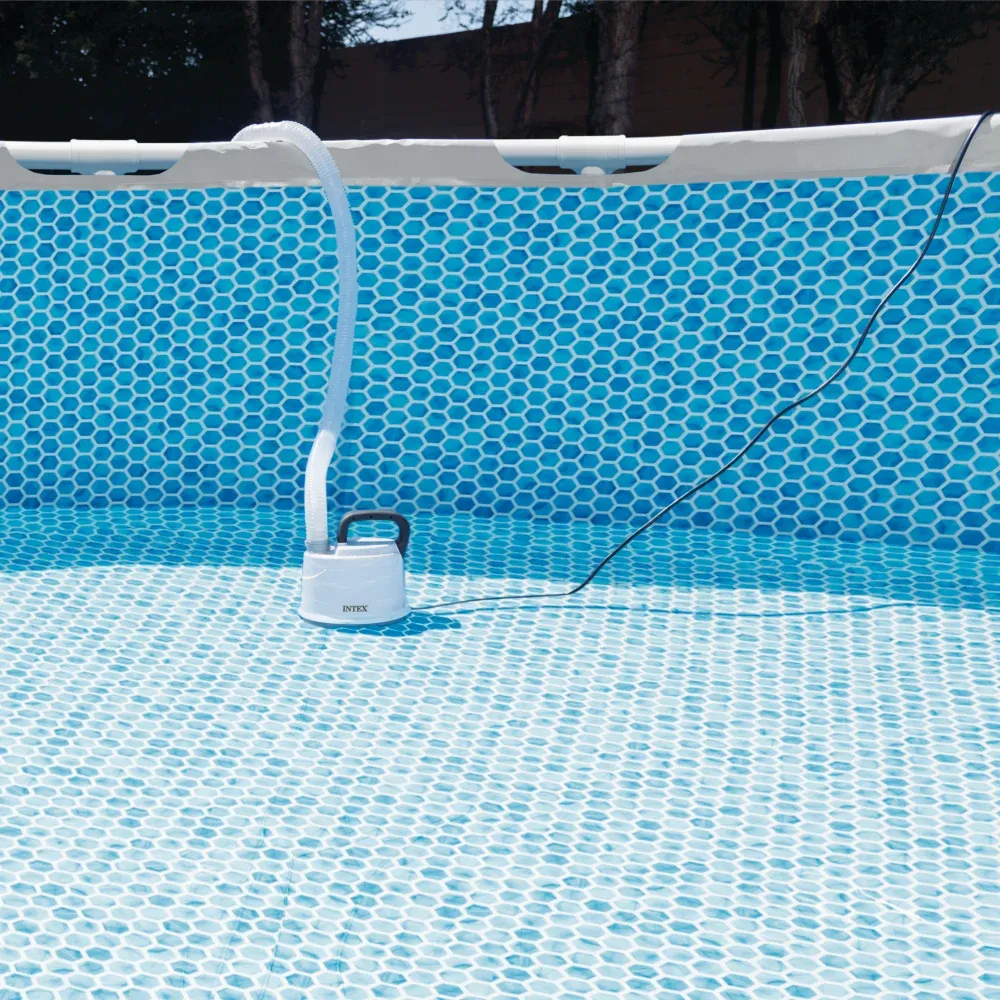 Pompă de golire piscină 3595 L/h, 220–240 V, cu furtun 5 m, Intex (28606)