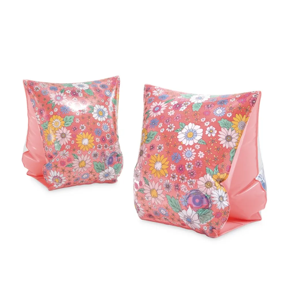 Надувные ласты для плавания Sweet Blossom, 23×15 см, 3–6 лет, Intex (56669)