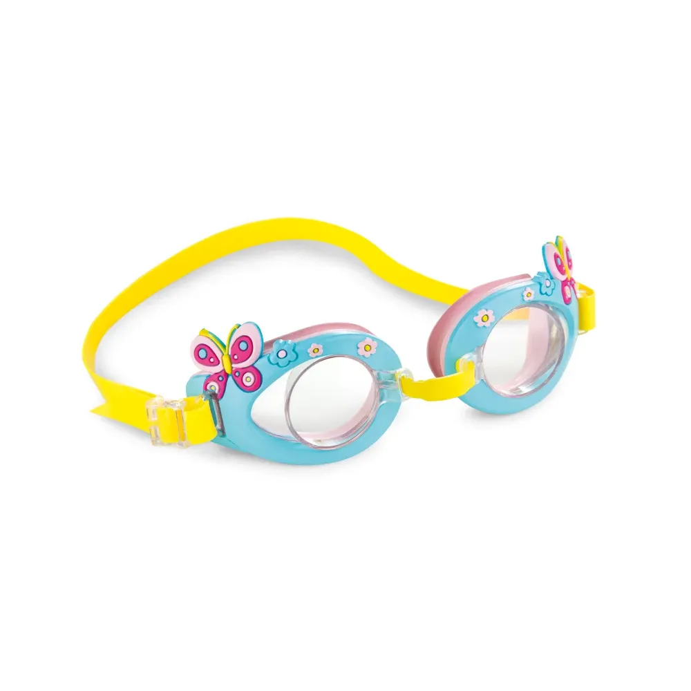 Ochelari de înot Fun, 3 culori, 3–8 ani, Intex (55610)