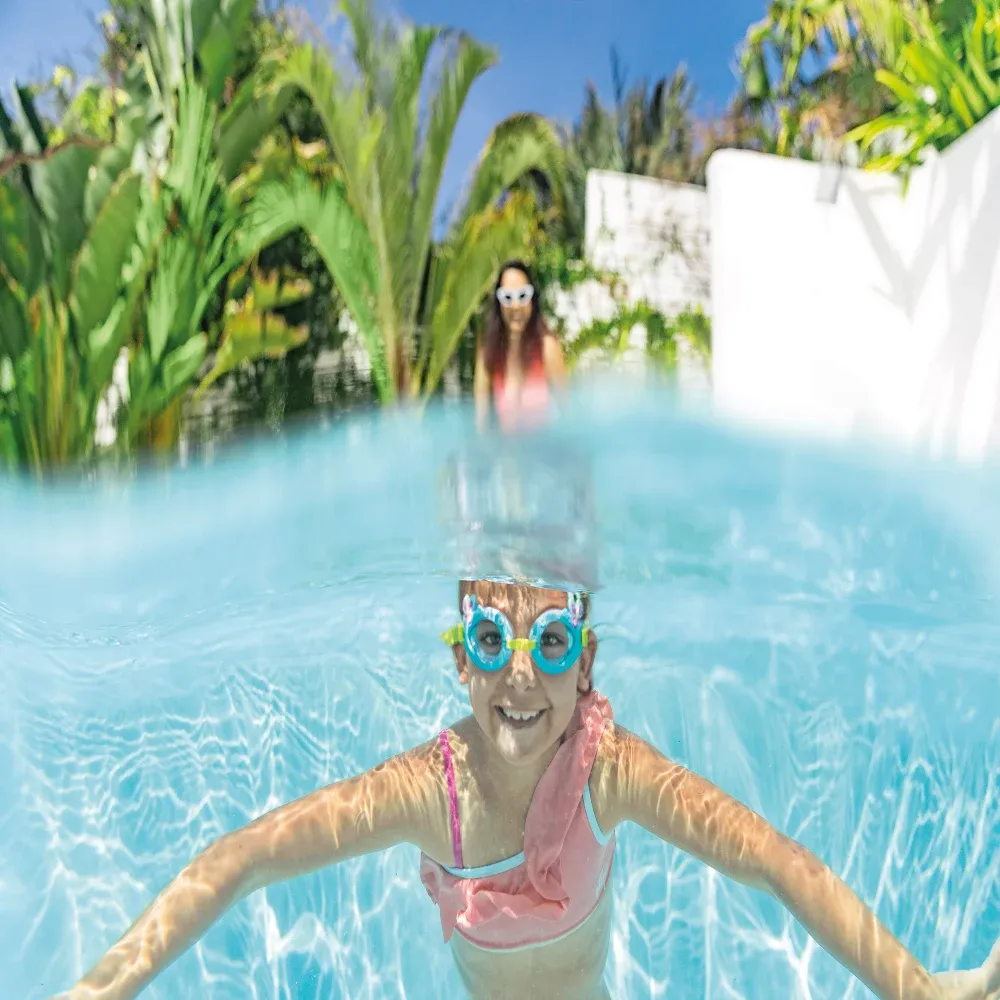 Ochelari de înot Fun, 3 culori, 3–8 ani, Intex (55610)