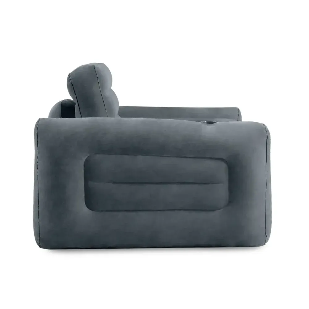 Fotoliu gonflabil extensibil cu suport pentru pahar, 117Ч224Ч66 cm, max. 100 kg, Intex (66551)