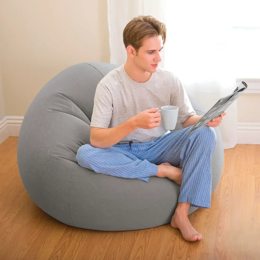 Надувное кресло Beanless Bag, 114x114x71 см, макс. 100 кг, Интекс (68579)