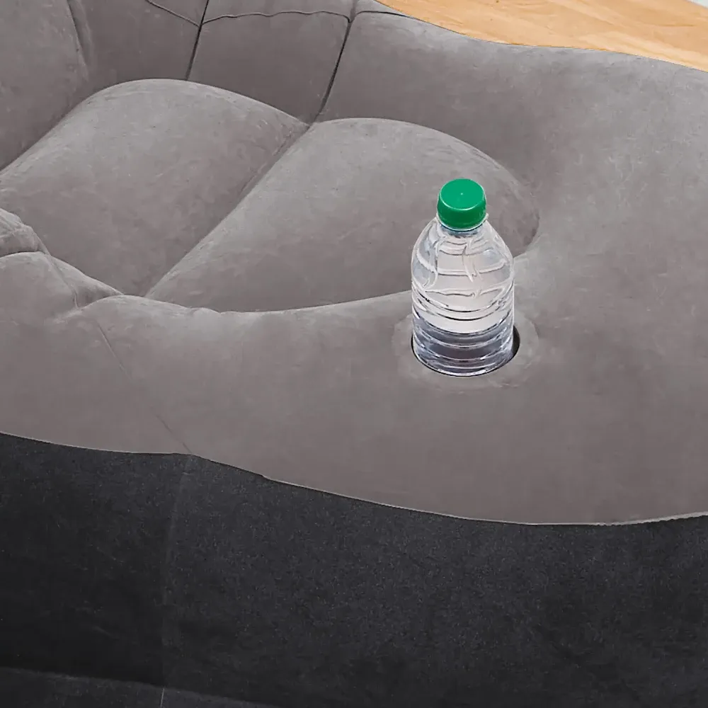 Fotoliu gonflabil cu suport pentru picioare Ultra Lounge, 102x137x79 cm + 64×28 cm, max. 100 kg, Intex (68564)
