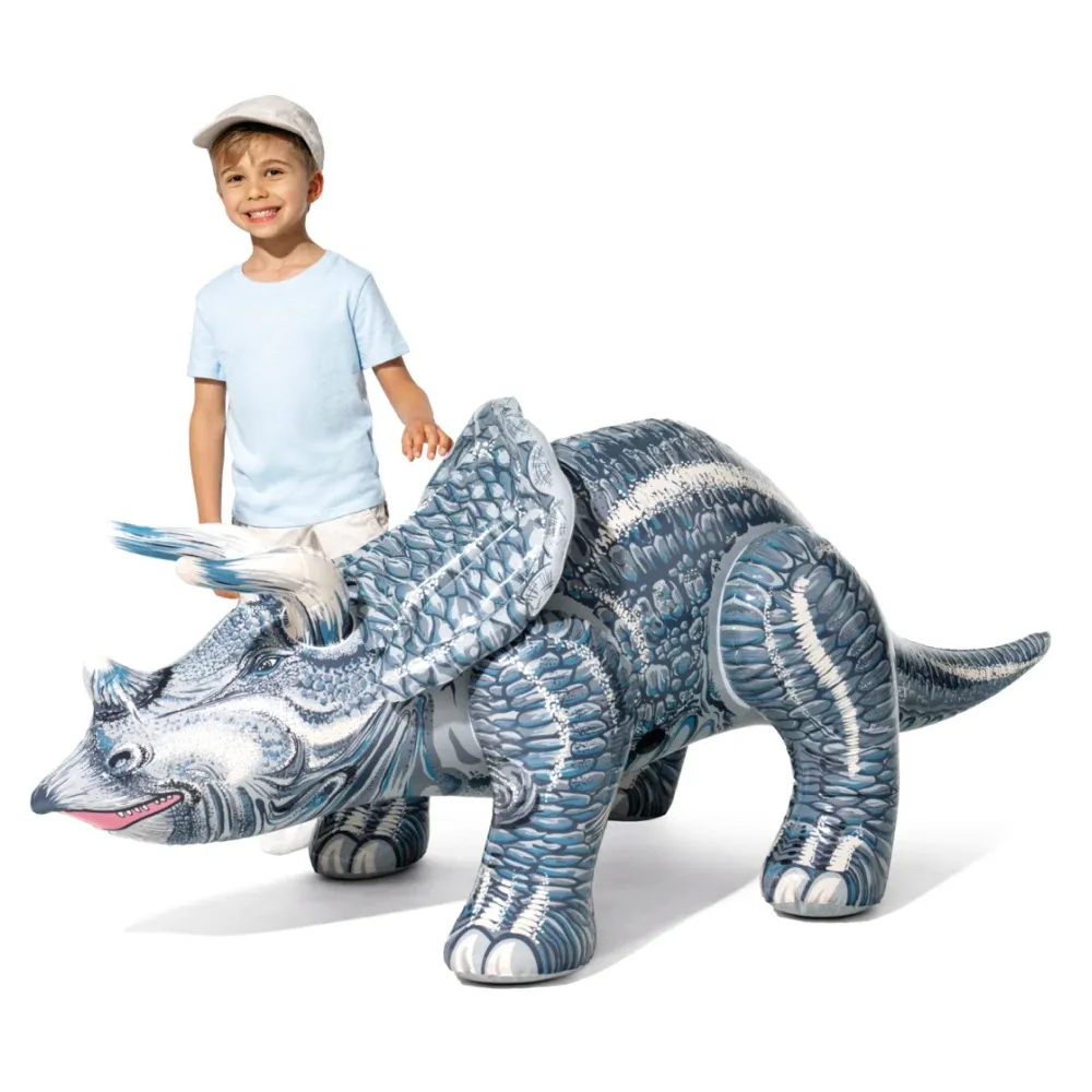 Dinozaur gonflabil – Triceratops / Brontosaurus, 2 modele, 3+ ani, Intex (48594)