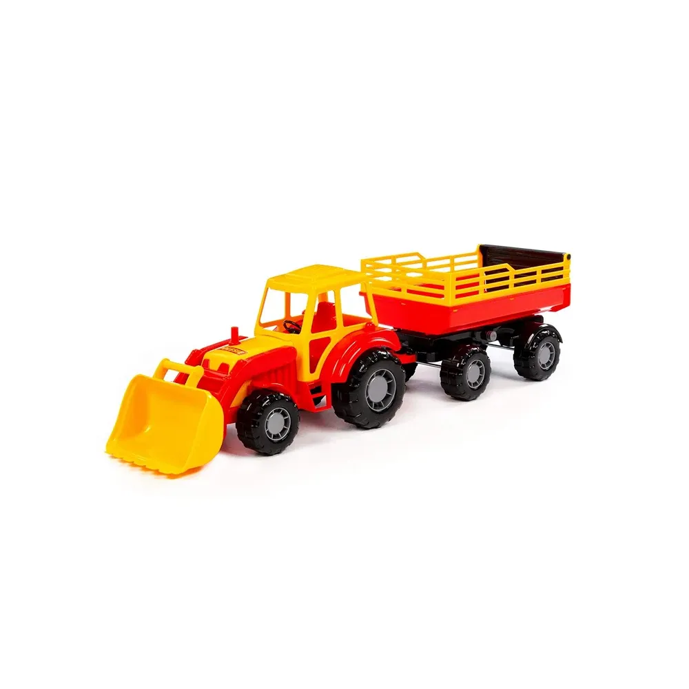 Tractor cu remorcă și cupă frontală Altai Nr. 2, Polesie (35363)