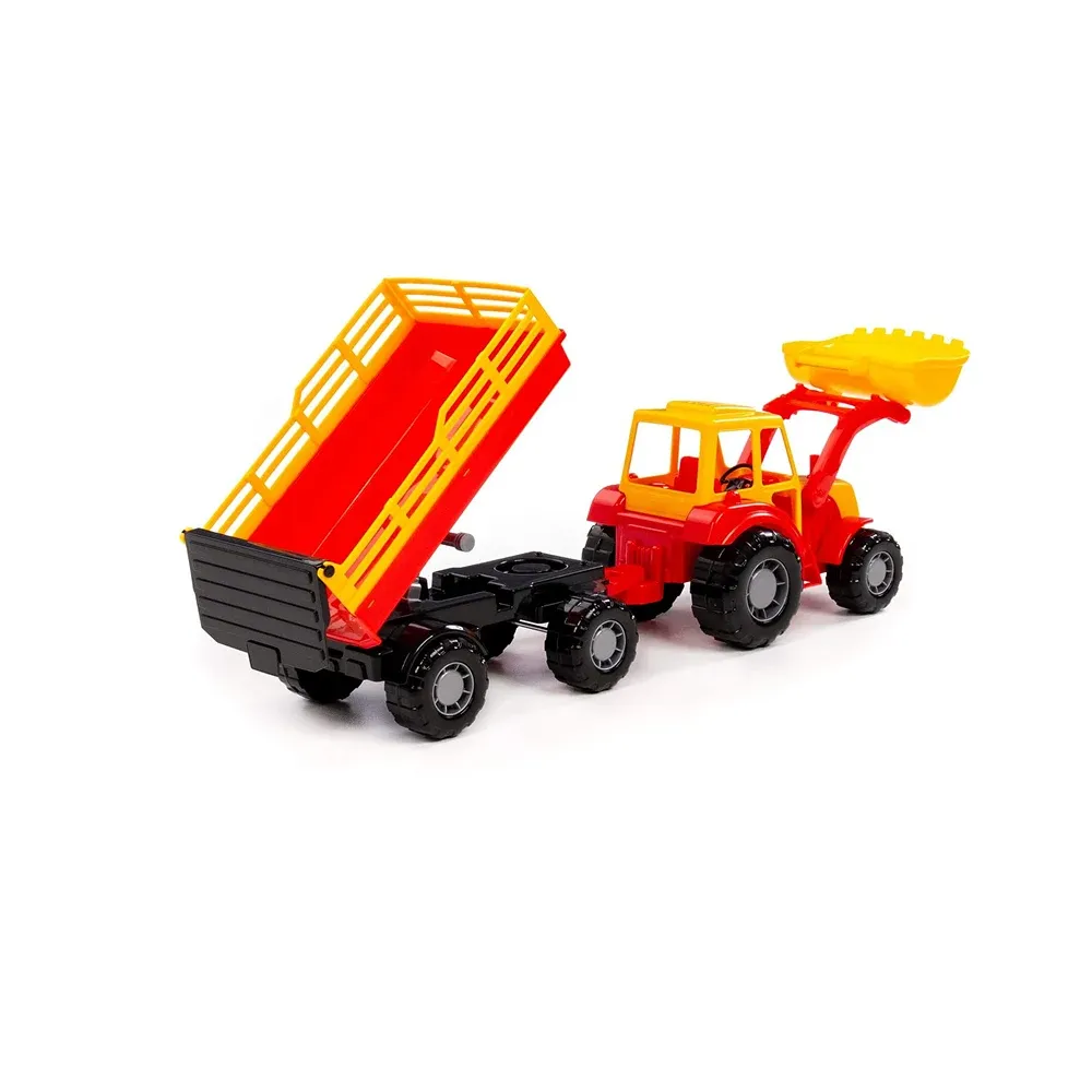 Tractor cu remorcă și cupă frontală Altai Nr. 2, Polesie (35363)