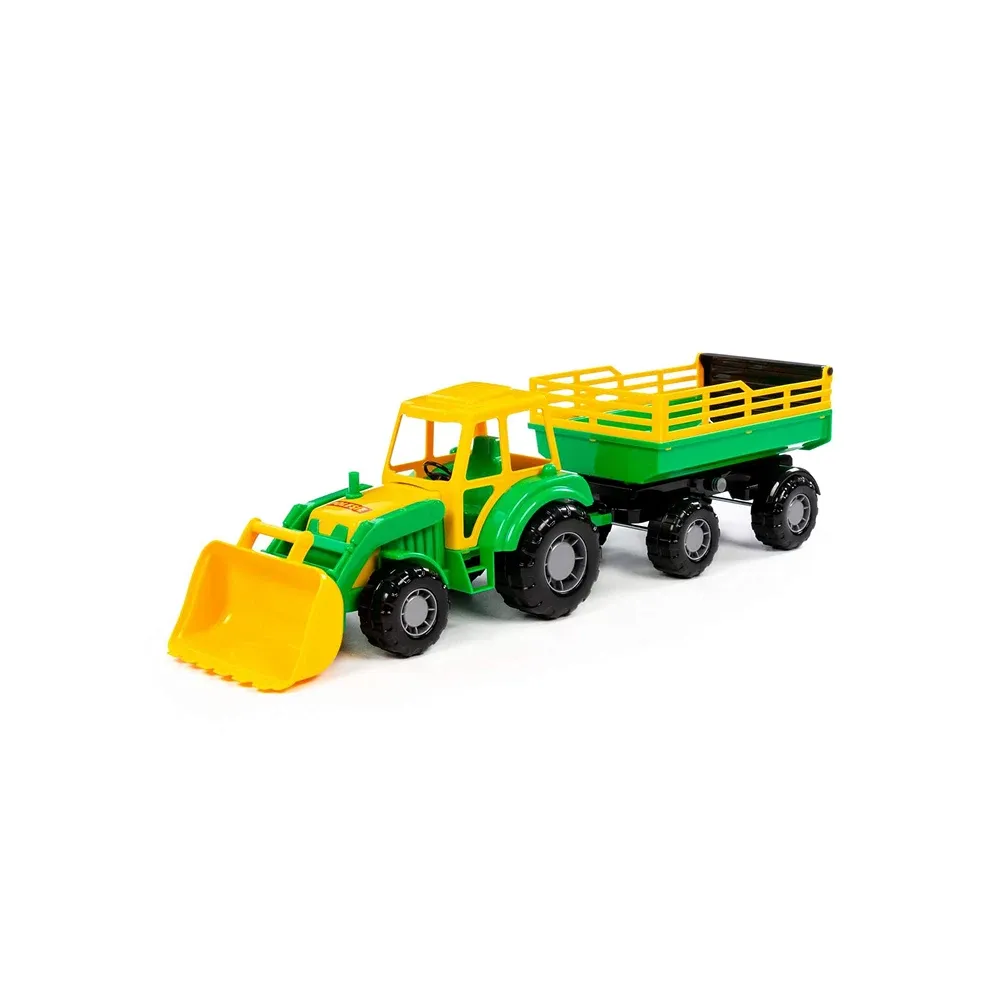 Tractor cu remorcă și cupă frontală Altai Nr. 2, Polesie (35363)