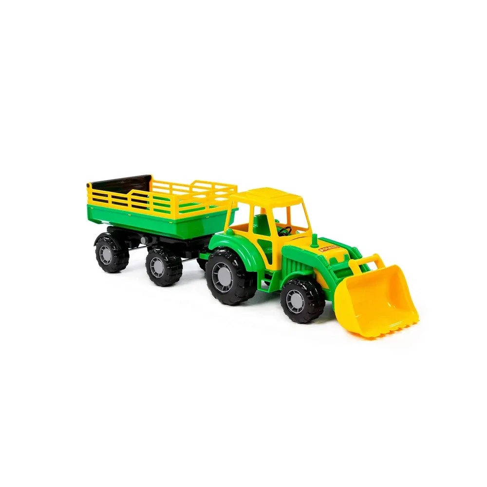 Tractor cu remorcă și cupă frontală Altai Nr. 2, Polesie (35363)
