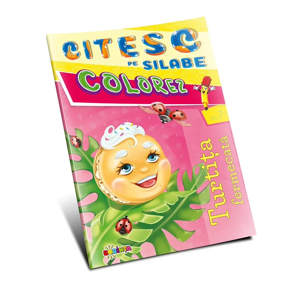 Citesc pe silabe. Colorez. Turtita fermecata (vol 7) (56424)