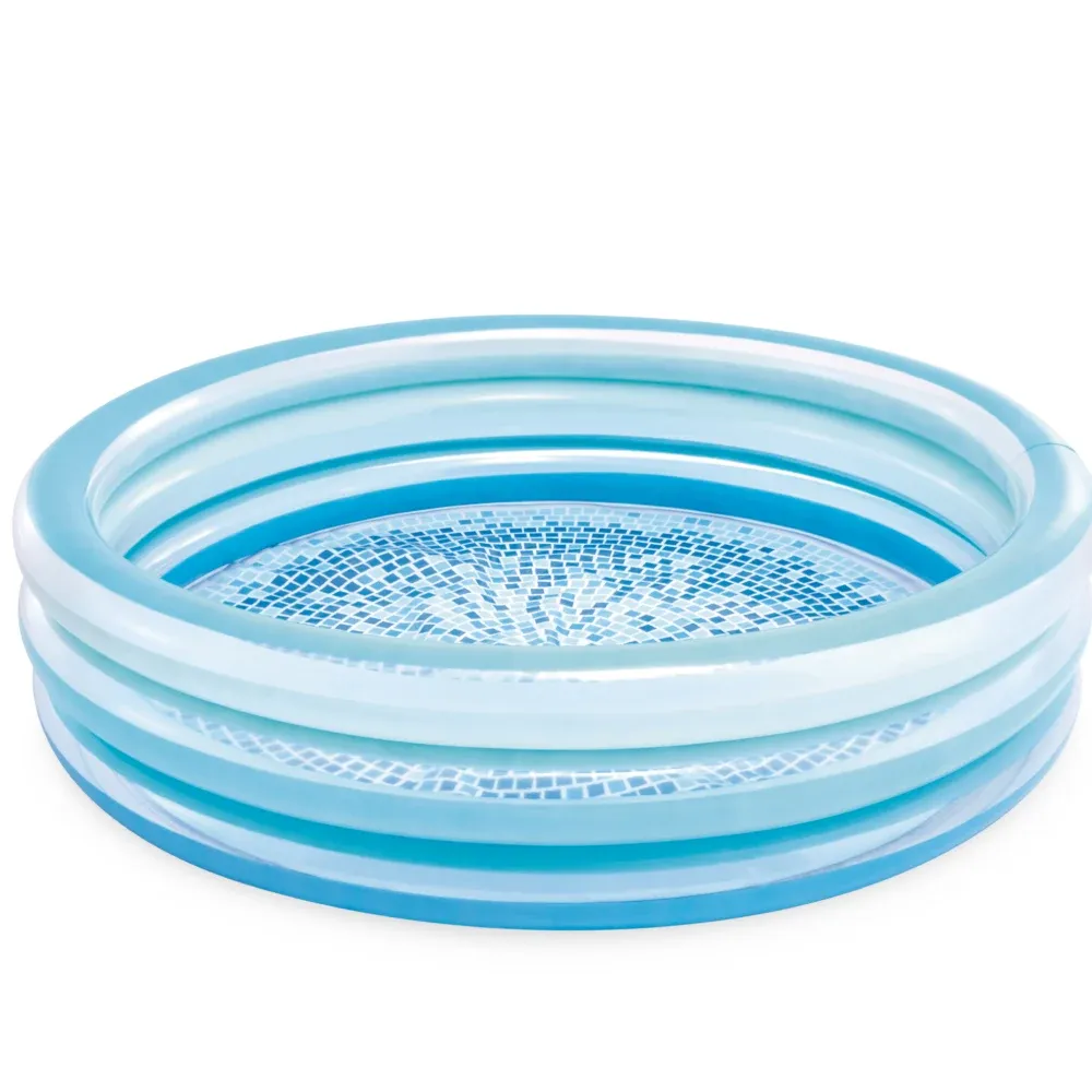 Надувной детский бассейн Blue Bliss, 147х33 см, 330 л, 2+ года, Intex (58467)