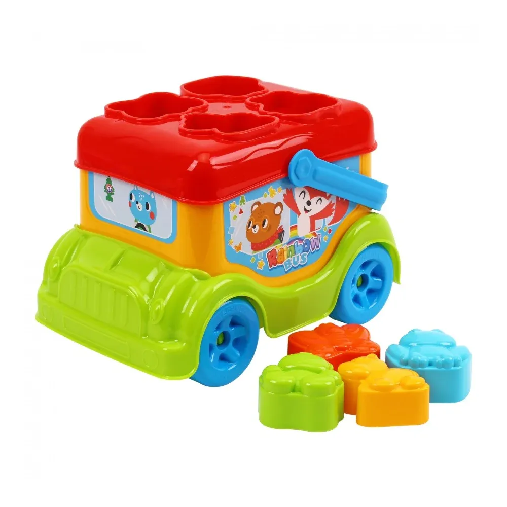 Autobuz educativ sorter cu forme și animale ,Technok (9840)