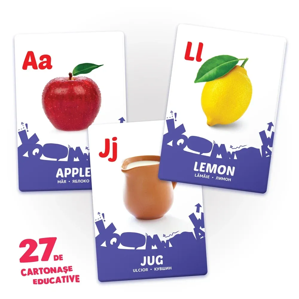 27 de cartonase. English Letters (00873)