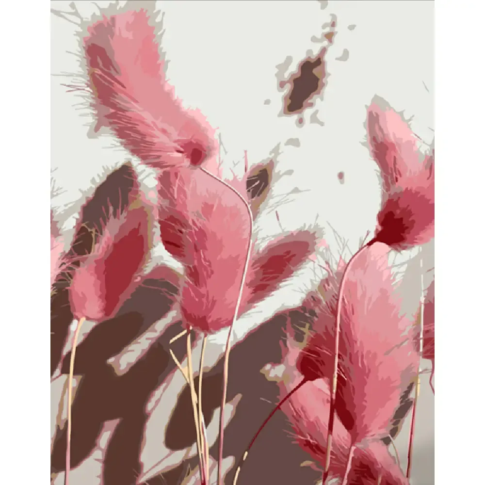 Pictură pe numere Spice roz, 40×50 cm, Strateg (DY395)