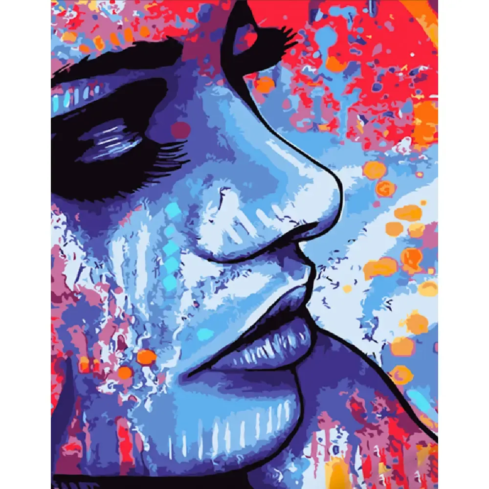 Pictură pe numere Fantezie în culori, 40×50 cm, Strateg (DY385)
