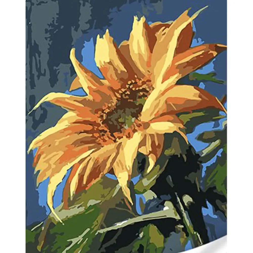 Pictură pe numere Floarea-soarelui, 30×40 cm, Strateg (SS1123)