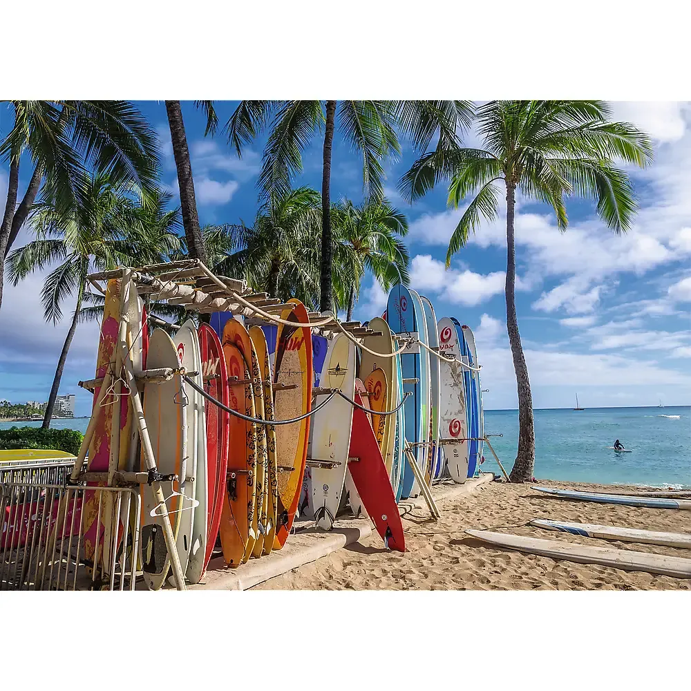 Plaja Waikiki,Hawai, 1000 elemente (10742)