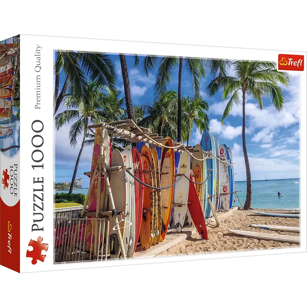 Plaja Waikiki,Hawai, 1000 elemente (10742)
