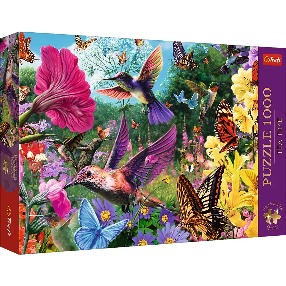 Ora ceaiului: Grădina cu colibri, 1000 elemente Premium Plus (10806)