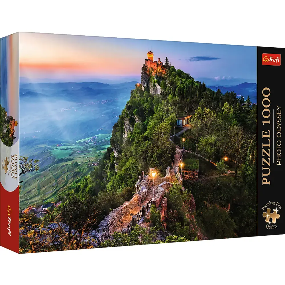 Odiseea foto: Turnul Cesta, San Marino, 1000 elemente Premium Plus (10822)