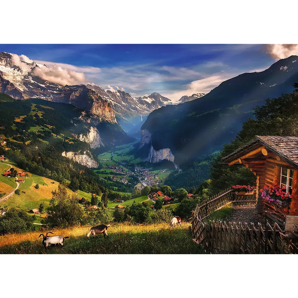 Lauterbrunnen Valley, Switzerland, 1000 elemente Premium Plus (108213)